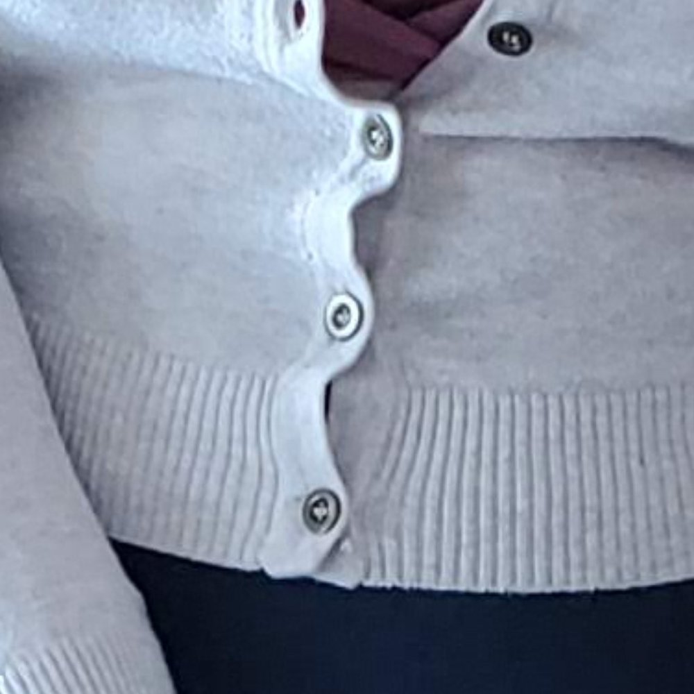 Cream Beige Long sleeved light cardigan - Picture 2 of 4
